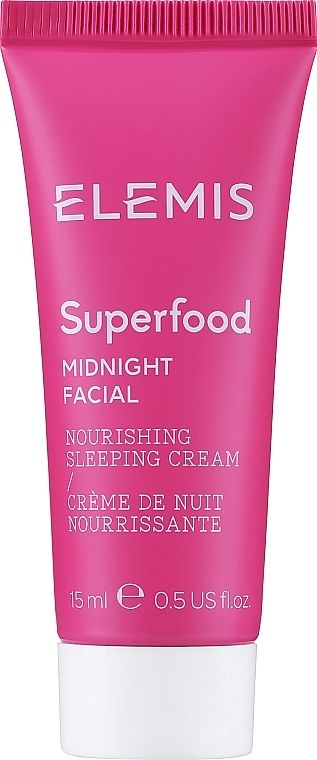 Night Face Cream - Elemis Superfood Nourishing Sleeping Cream (mini size) — photo N2