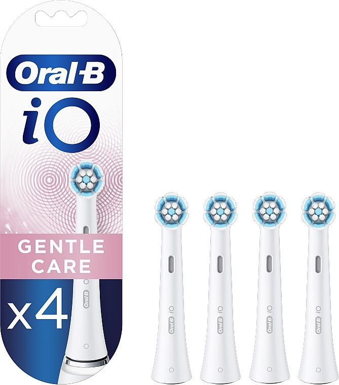 Electric Toothbrush Heads, white, 4 pcs - Oral-B iO Gentle Care — photo N9