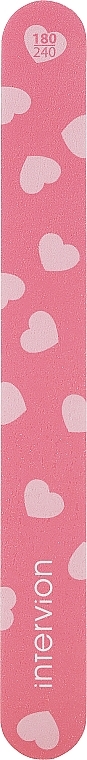 Nail File, pink with hearts - Inter-Vion — photo N1