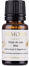 GIFT! Rose Body Massage Oil - Almond Cosmetics (mini size) — photo N1