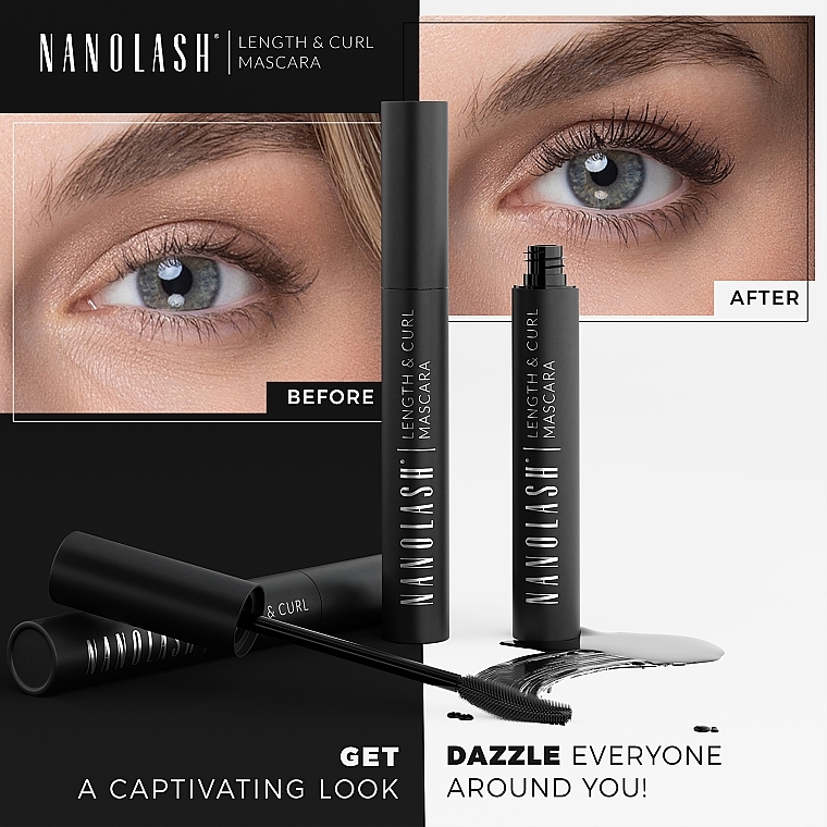 Mascara ‘Lengthening and Curling’ - Nanolash Length & Curl Mascara — photo N3