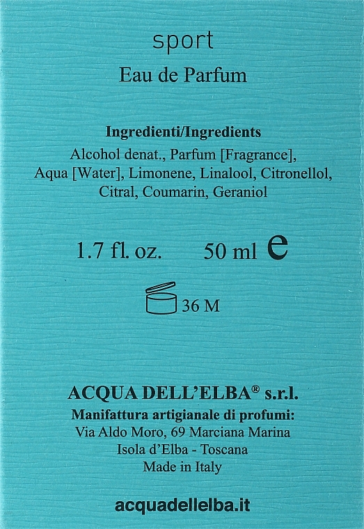 Acqua Dell Elba Sport - Eau de Parfum — photo N3