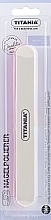 Multifunctional 4-Sided Nail Buffer, red-milky - Titania Nail File — photo N1