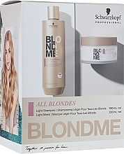 Fragrances, Perfumes, Cosmetics Set - Schwarzkopf Professional BlondMe All Blondes Light