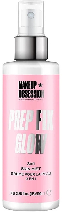 Illuminating Makeup Fixing Spray - Makeup Obsession Prep Fix Glow 3 in 1 Skin Mist — photo N1