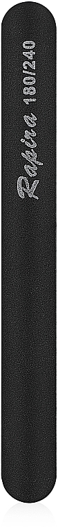 Nail File 180/240, black, PK7040 - Rapira — photo N9