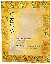 Fragrances, Perfumes, Cosmetics Moisturizing Foot Sock-Mask with Pineapple & Tea Tree - Avon Foot Works Mask For Legs