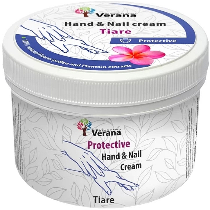 Protective Foot & Nail Cream 'Tiare' - Verana Protective Hand & Nail Cream Tiare — photo N1