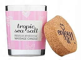 Fragrances, Perfumes, Cosmetics Massage Candle "Tropical Sea Salt" - Magnetifico Enjoy It Premium Aphrodisiac Massage Candle Tropic Sea Salt
