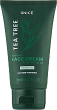 Fragrances, Perfumes, Cosmetics Face Cream with Tea Tree Oil - Unice Tea Tree Oil Face Cream Paraben Free