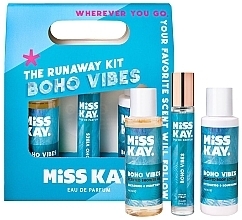 Set - Miss Kay Boho Vibes Kit (edp/25 ml + sh/oil/100 ml + b/lot/100 ml) — photo N1