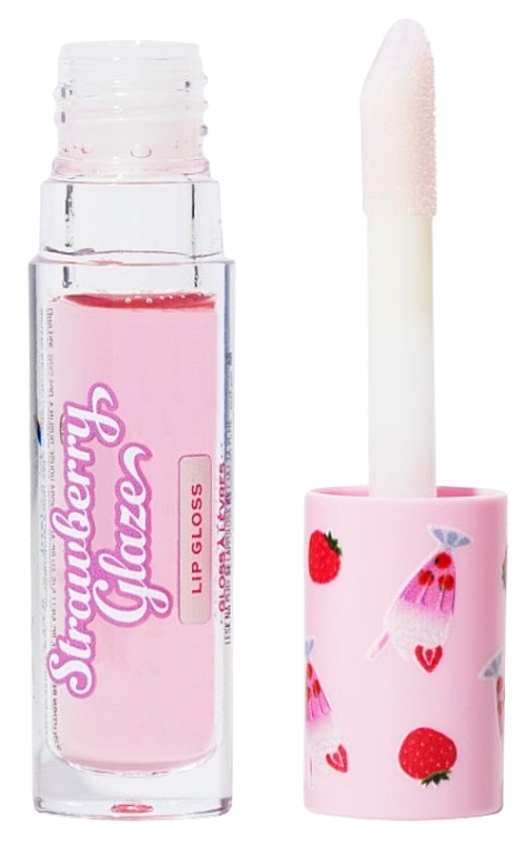 Lip Gloss - I Heart Revolution Strawberry Glaze Lip Gloss — photo N2