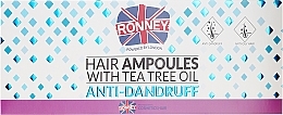 Anti-Dandruff Hair Ampoules - Ronney Hair Ampoules With Tea Tree Anti-Dandruff — photo N1