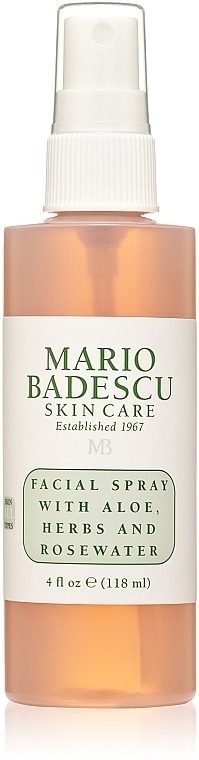 Aloe, Herbs & Rosewater Face Spray - Mario Badescu Facial Spray Aloe Herbs and Rosewater — photo N2