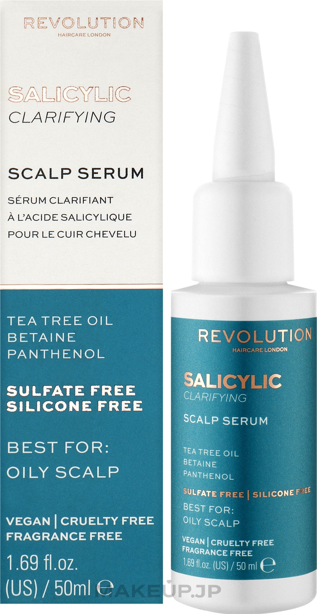 Salicylic Serum for Greasy Hair - Makeup Revolution Salicylic Acid Clarifying Scalp Serum — photo 50 ml