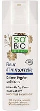 Fragrances, Perfumes, Cosmetics Face Cream - So'Bio Etic Fleur D'immortelle Anti-Wrinkle Cream