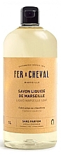 Unscented Marseille Liquid Soap - Fer A Cheval Liquid Marseille Soap Unscented — photo N2