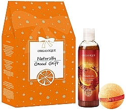 Set - Organique Spicy Therapy Naturally Good Gift (sh/gel/250ml + bath/bomb/70g) — photo N1