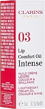 Creamy Lip Oil-Tint - Clarins Lip Comfort Oil Intense — photo N2