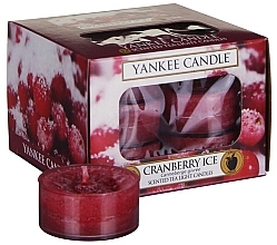 Fragrances, Perfumes, Cosmetics Tea Light Candles - Yankee Candle Scented Tea Light Candles Cranberry Ice