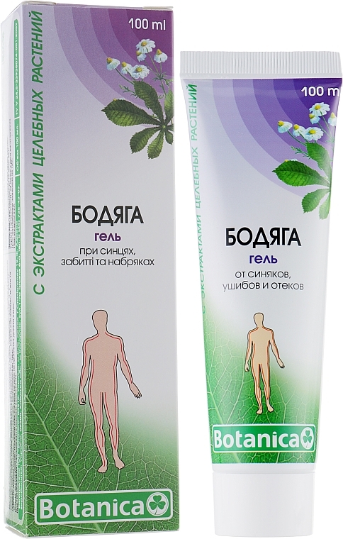 Anti-Bruise Gel "Bodyaga" - Botanica — photo N1