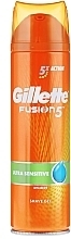 Set - Gillette Fusion 5 ProGlide Sharp (gel/200ml + razor + blade/1pcs + bag) — photo N5