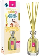 Pet Odor Eliminator Reed Diffuser "White Floweres" - Cristalinas Reed Diffuser — photo N1