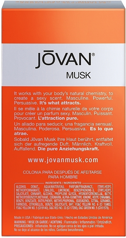 Jovan Musk For Men - After Shave Lotion — photo N4