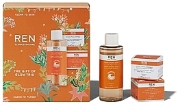 Fragrances, Perfumes, Cosmetics Set - Ren The Gift of Glow Trio (ton/100 ml + cr/15 ml + mask/15 ml)