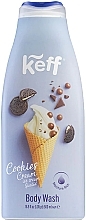 Fragrances, Perfumes, Cosmetics Shower Gel "Ice Cream with Cookies" - Keff Ice Cream Shower Gel