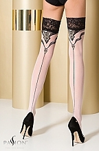 Fragrances, Perfumes, Cosmetics Stockings ST109, 20 Den, bianco - Passion