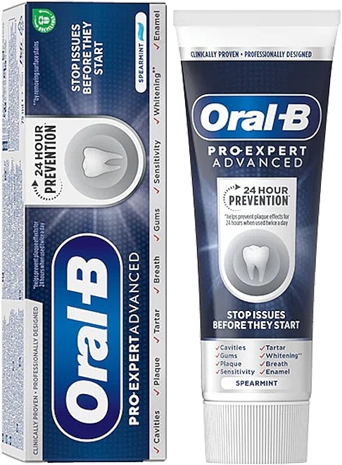 歯磨き粉 - Oral-B Pro-Expert Advanced 24 Hour Prevention Toothpaste	 — photo N1