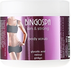 Fragrances, Perfumes, Cosmetics Body Scrub - BingoSpa Slim&Strong Body Scrub