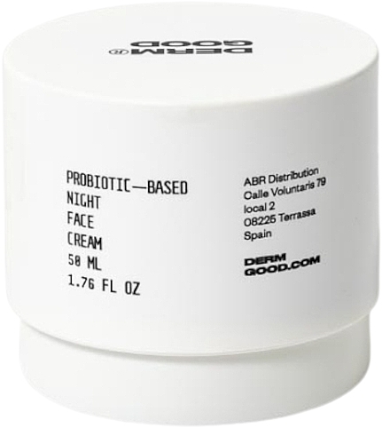 Night Face Cream with Probiotics - Derm Good Probiotic Based Night Care Goodness For Face Cream — photo N2