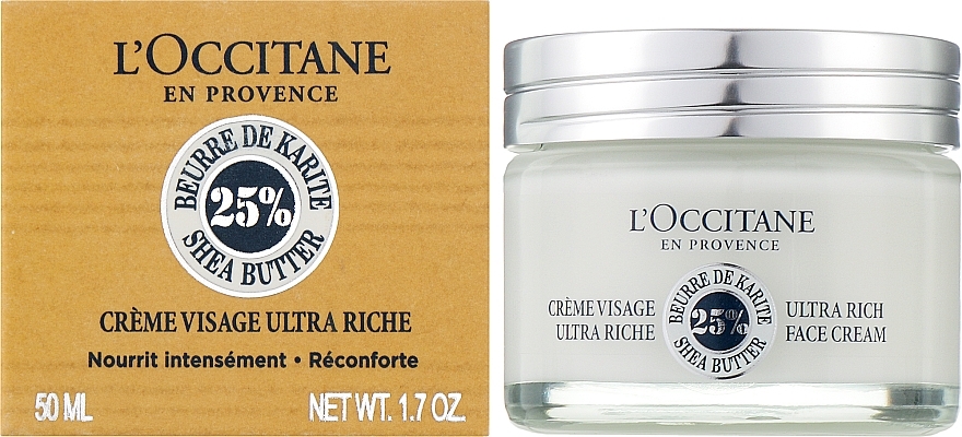 Moisturising Cream for Normal and Combination Skin - L'occitane En Provence Comfort Creme Ultra Rich — photo N2
