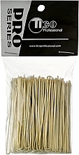 Fragrances, Perfumes, Cosmetics Straight Hair Pins 60mm, golden - Tico Professional