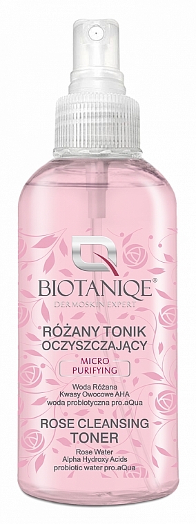 Cleansing Face Toner - Biotaniqe Rose Cleansing Toner — photo N2