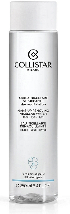 Makeup Removing Micellar Water for Face, Eyes & Lips - Collistar Make-up Removing Micellar Water Face-Eyes-Lips — photo N1