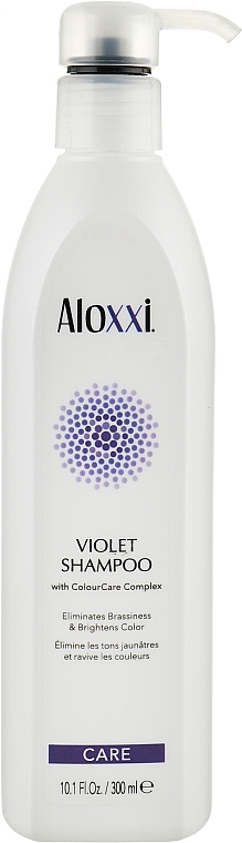 Purple Anti-Yellow Shampoo - Aloxxi Violet Shampoo — photo N1