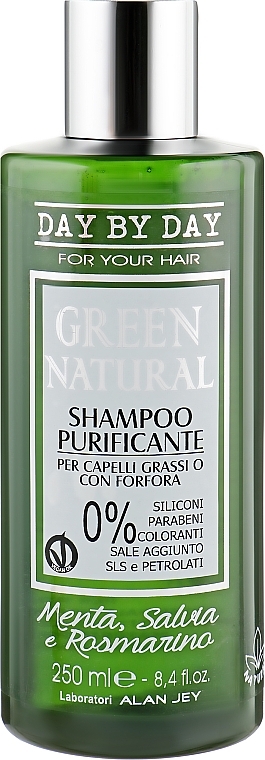 Cleansing Shampoo for Oily Hair & Scalp - Alan Jey Green Natural Shampoo — photo N1