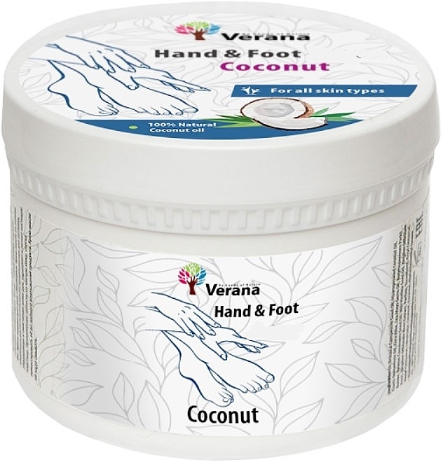 Coconut Hand & Foot Scrub - Verana Hand & Foot Scrub Coconut — photo N1