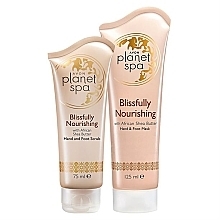 Fragrances, Perfumes, Cosmetics Set - Avon Planet Spa Blissfully Nourishing (scr/75ml + mask/125ml)