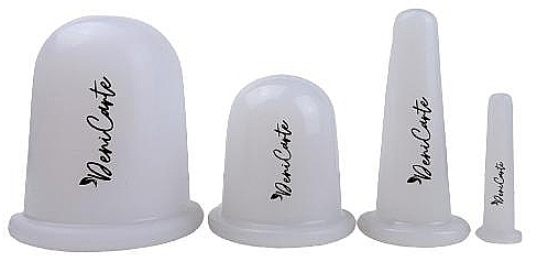 Silicone Face & Body Cups, 37170, white, mix - Deni Carte — photo N1