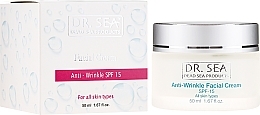 Fragrances, Perfumes, Cosmetics Anti-Wrinkle Face Cream SPF 15 - Dr. Sea Anti-Wrinkle Facial Cream SPF 15