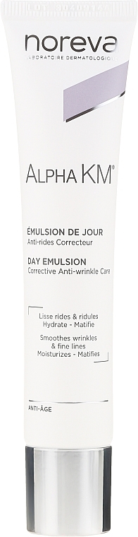 Normal and Combination Skin Emulsion - Noreva Laboratoires Alpha KM Emulsion De Jour — photo N2