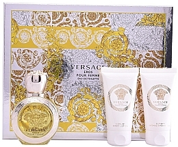 Fragrances, Perfumes, Cosmetics Versace Eros Pour Femme - Set (edt/50ml + b/lot/50ml + sh/gel/50ml)