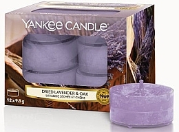 Fragrances, Perfumes, Cosmetics Tea Light - Yankee Candle Classic Tea Light Dried Lavender & Oak