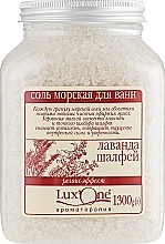 Fragrances, Perfumes, Cosmetics Lavender & Sage Bath Sea Salt "Relax Effect" - Aromatika Lux'One