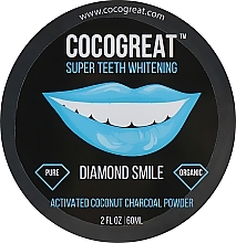 Tooth Whitening Powder with Coconut Charcoal - Cocogreat Super Teeth Whitening — photo N1