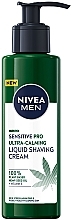 Fragrances, Perfumes, Cosmetics Ultra Soothing Liquid Shaving Cream - Nivea Men Sensitive Pro Ultra Calming Liquid Shaving Cream